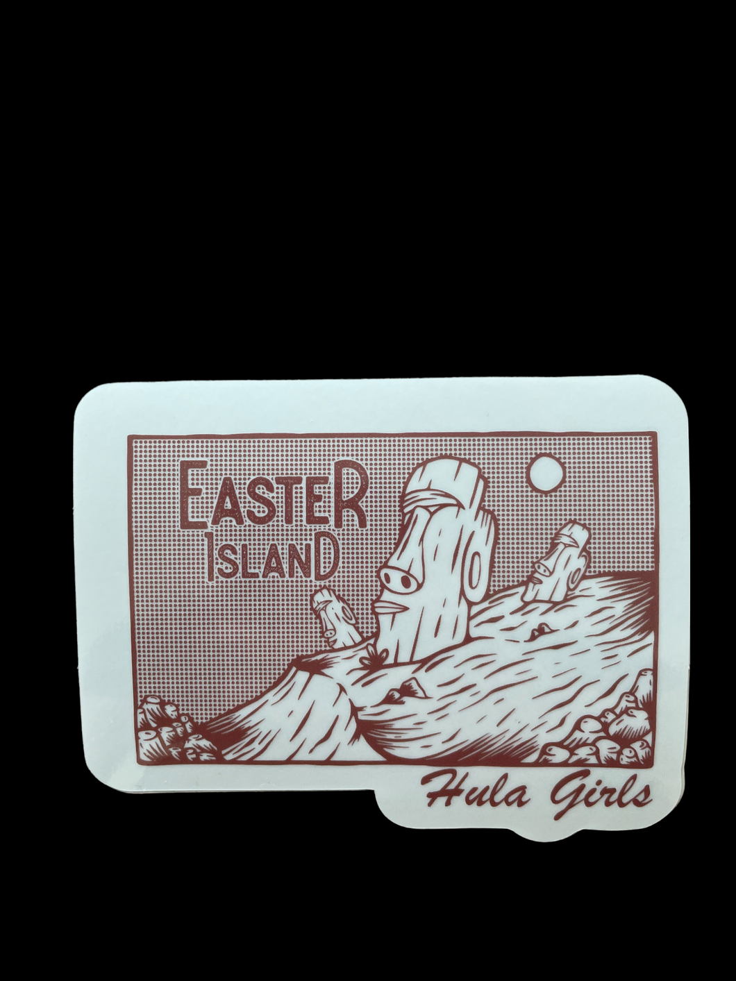 Easter island van stickers