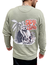 Load image into Gallery viewer, Skull Island sage sweater
