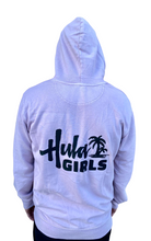 Load image into Gallery viewer, Vintage Hula Girls Palm hoodie.
