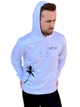 Load image into Gallery viewer, Coconut Island hoodie in white.
