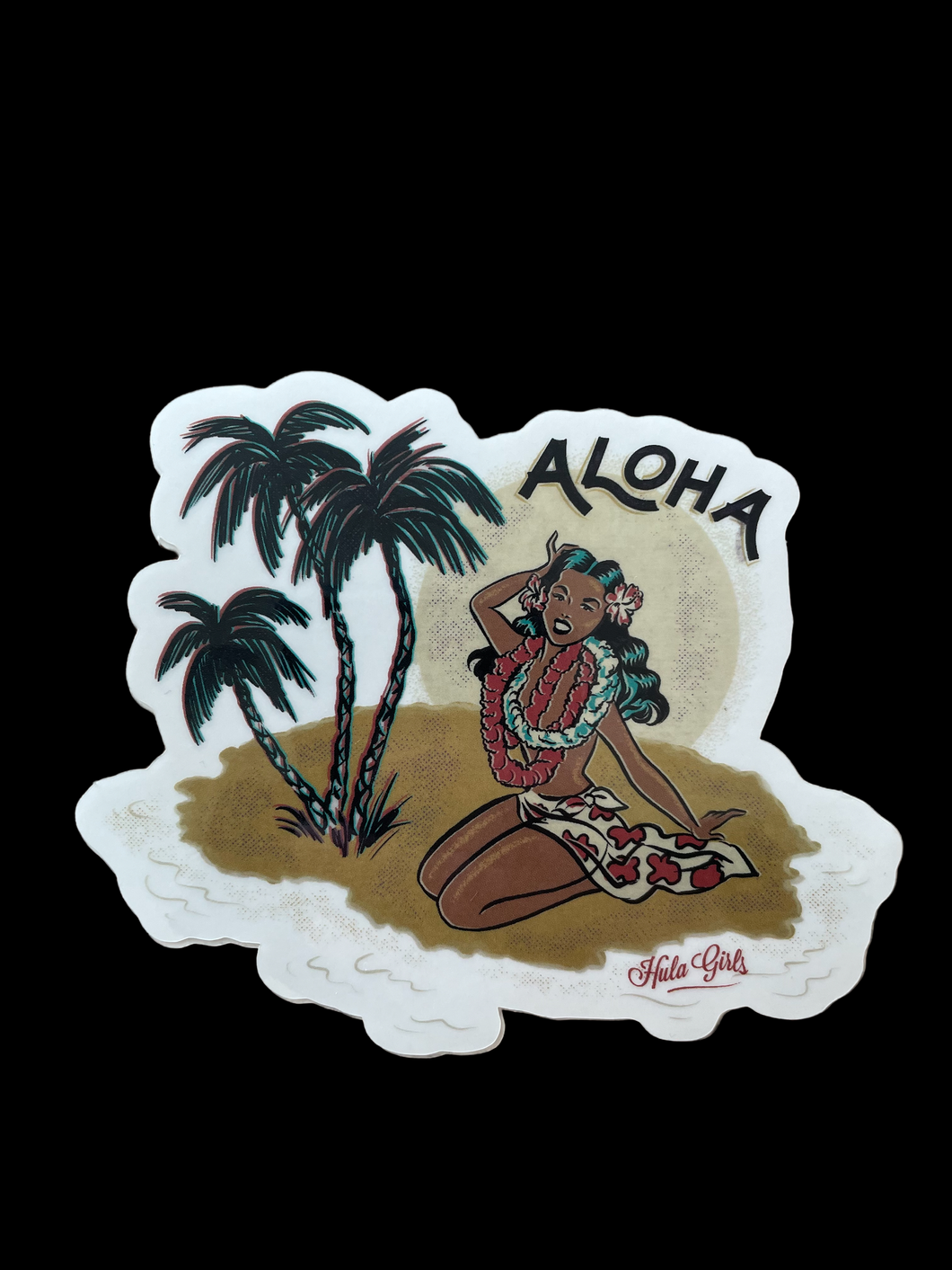 Aloha van sticker