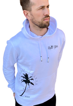 Load image into Gallery viewer, Coconut Island hoodie in white.
